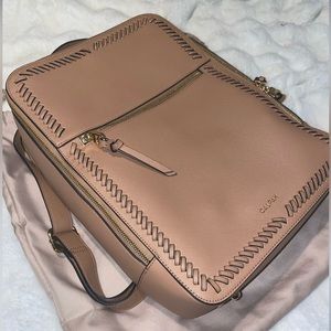 CALPAK LAPTOP BACKPACK CARAMEL COLORED. Kaya 15 inch. No wear/marks. Rarely used